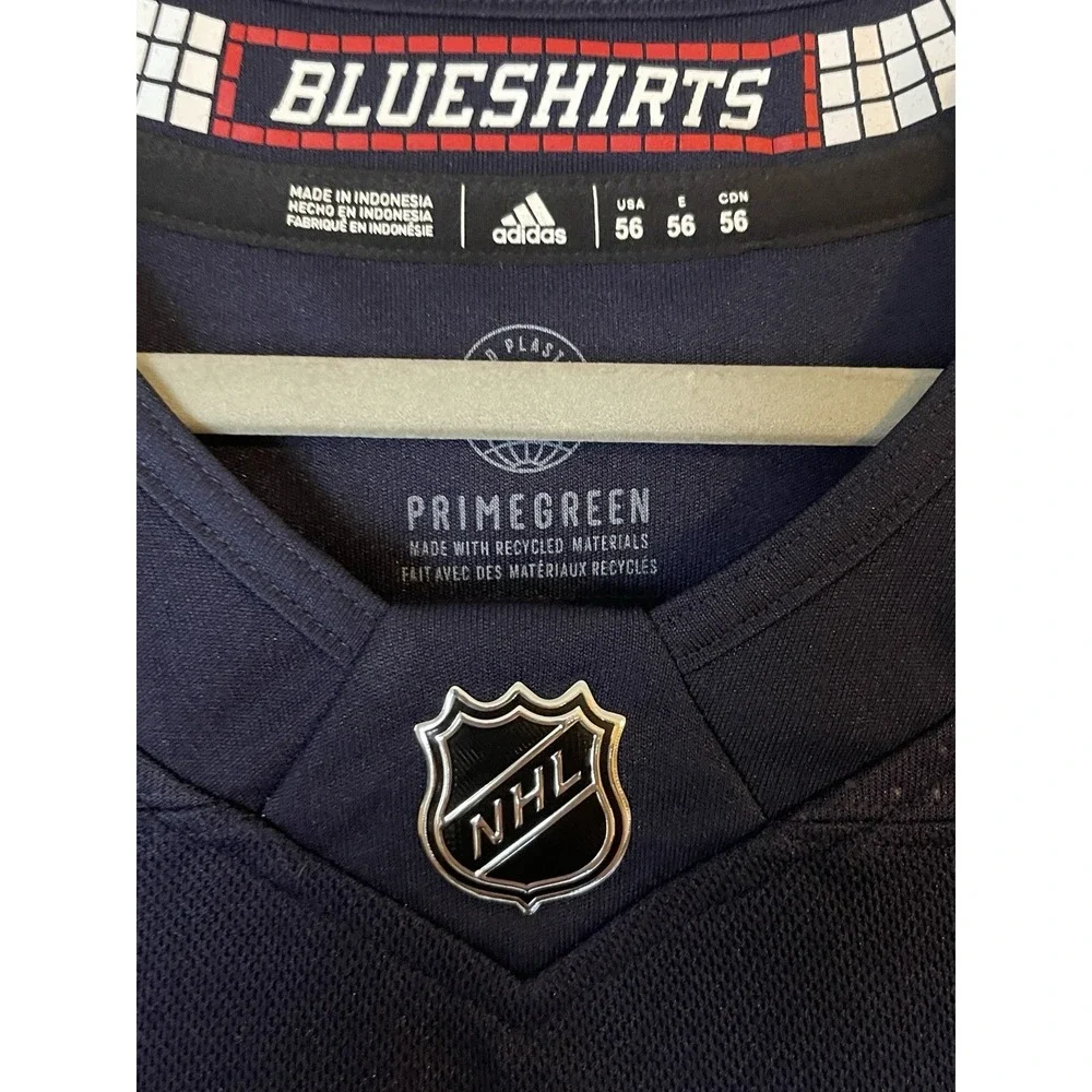 Men's 56 New York Rangers Mika Zibanejad #93 Adidas Authentic Alternate Jersey